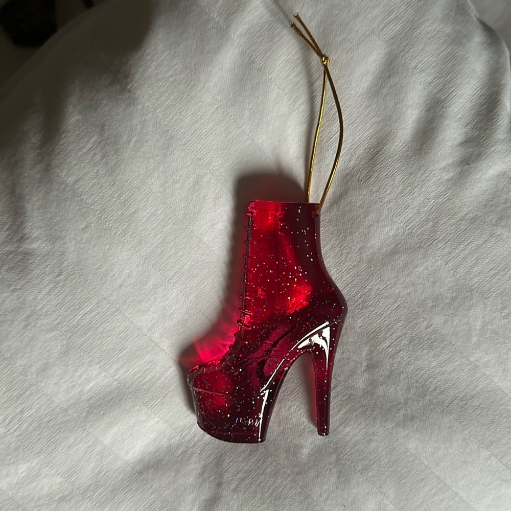 Pleaser Boot Christmas Ornament